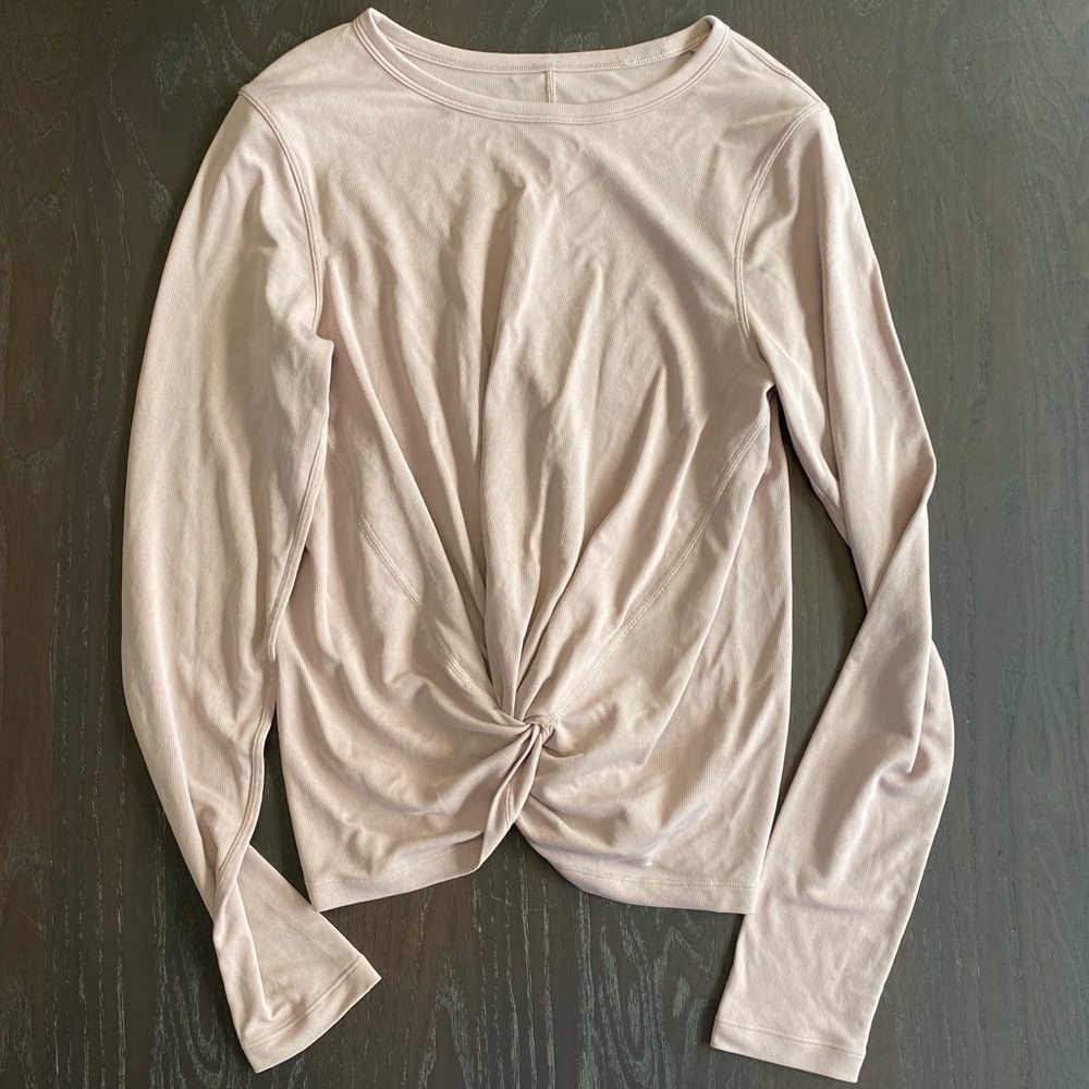 Lululemon Crescent Long Sleeve Cupro Rib Size 8